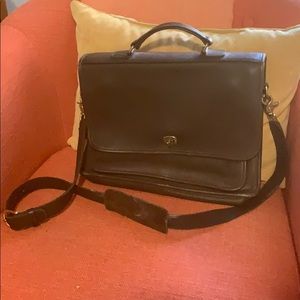 Brown Coach Brown Messenger Bag